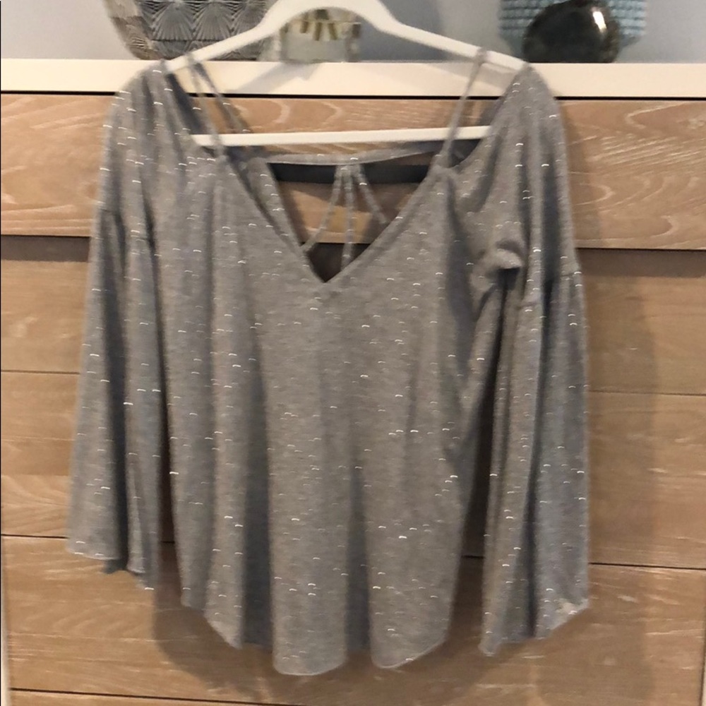 Silver sparkle blouse